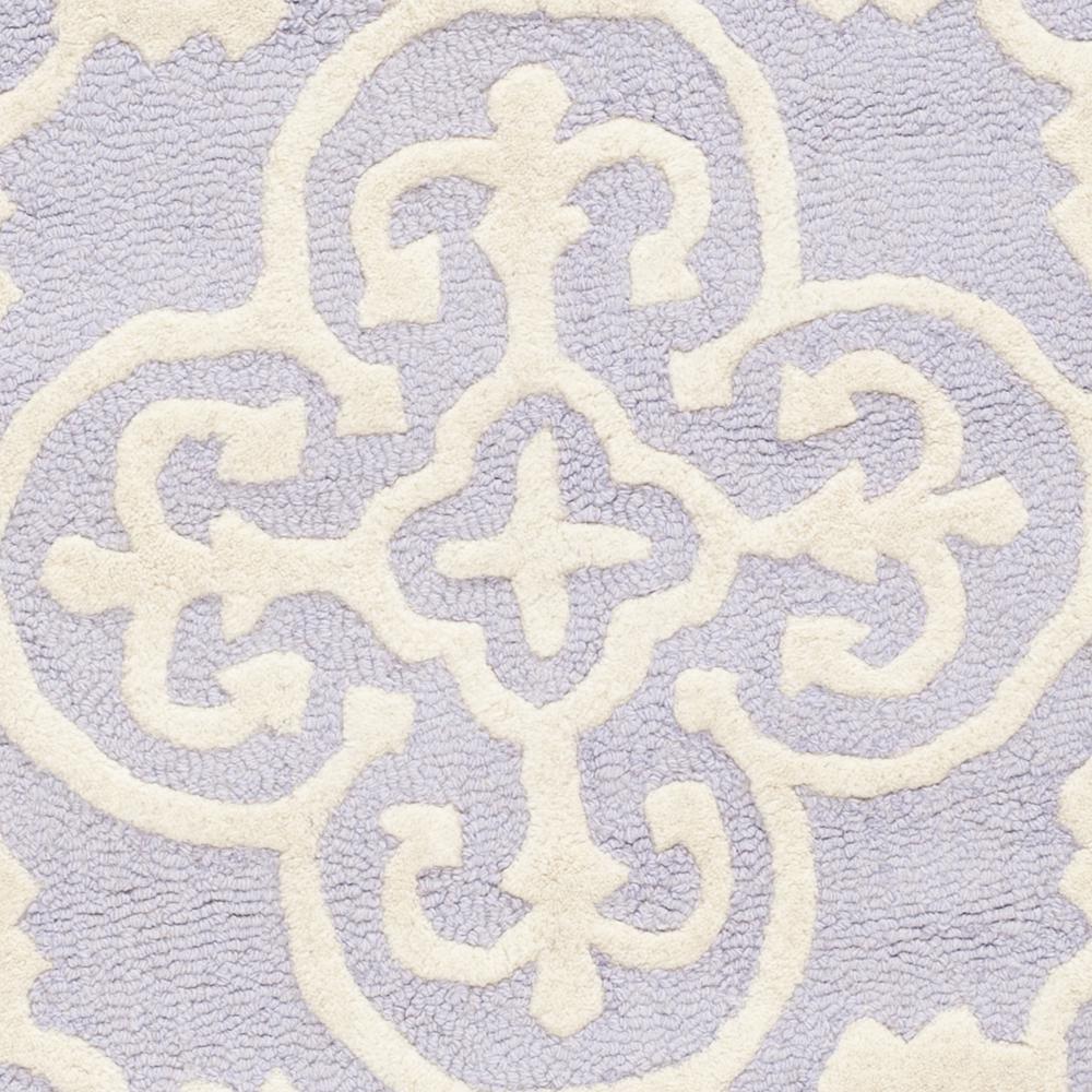 CAMBRIDGE, LAVANDER / IVORY, 6' X 9', Area Rug, CAM133C-6