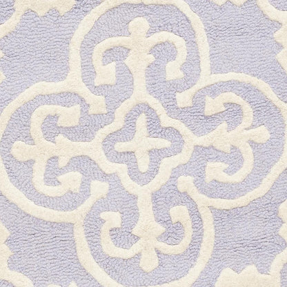 CAMBRIDGE, LAVANDER / IVORY, 6' X 9', Area Rug, CAM133C-6