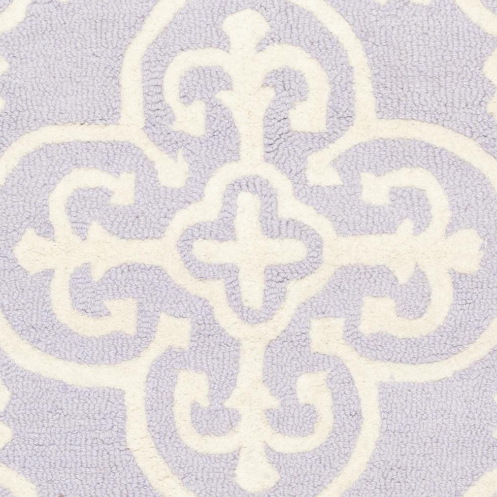 CAMBRIDGE, LAVANDER / IVORY, 6' X 9', Area Rug, CAM133C-6