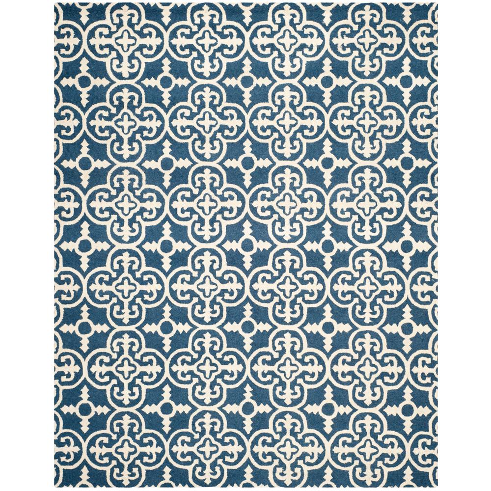 CAMBRIDGE, NAVY / IVORY, 10' X 14', Area Rug, CAM133G-10