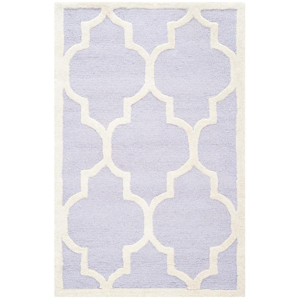 CAMBRIDGE, LAVANDER / IVORY, 2'-6" X 4', Area Rug, CAM134C-24