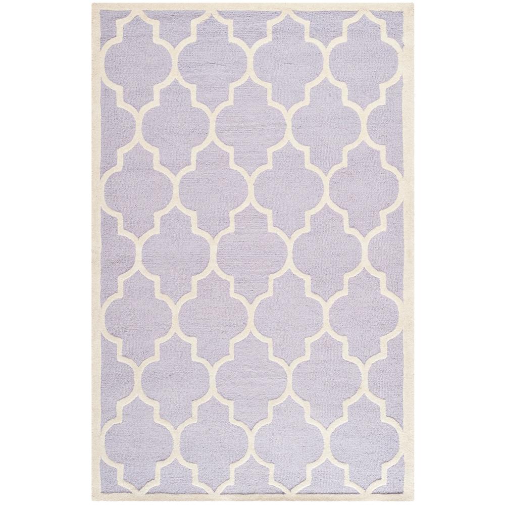 CAMBRIDGE, LAVANDER / IVORY, 5' X 8', Area Rug, CAM134C-5