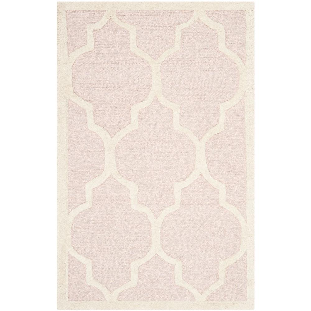CAMBRIDGE, LIGHT PINK / IVORY, 2'-6" X 4', Area Rug, CAM134M-24
