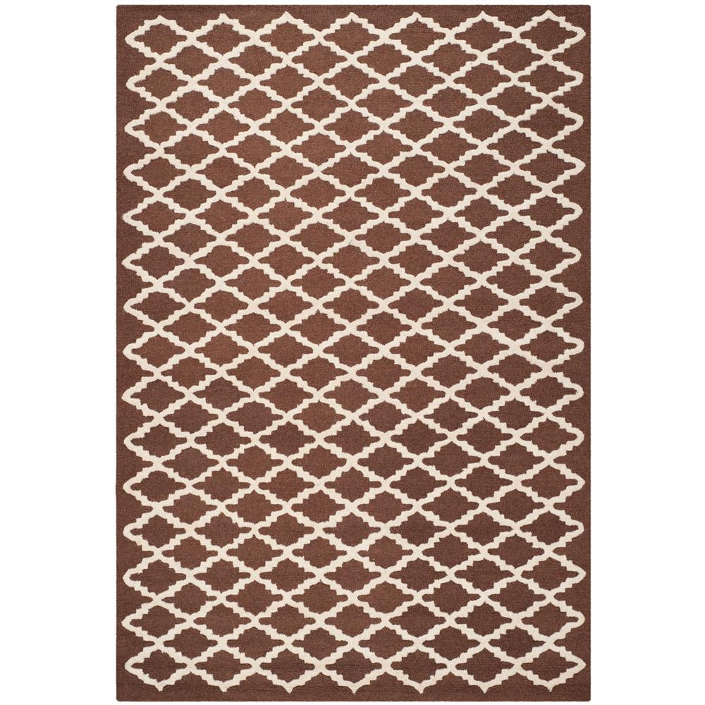 CAMBRIDGE, DARK BROWN / IVORY, 4' X 6', Area Rug, CAM137H-4