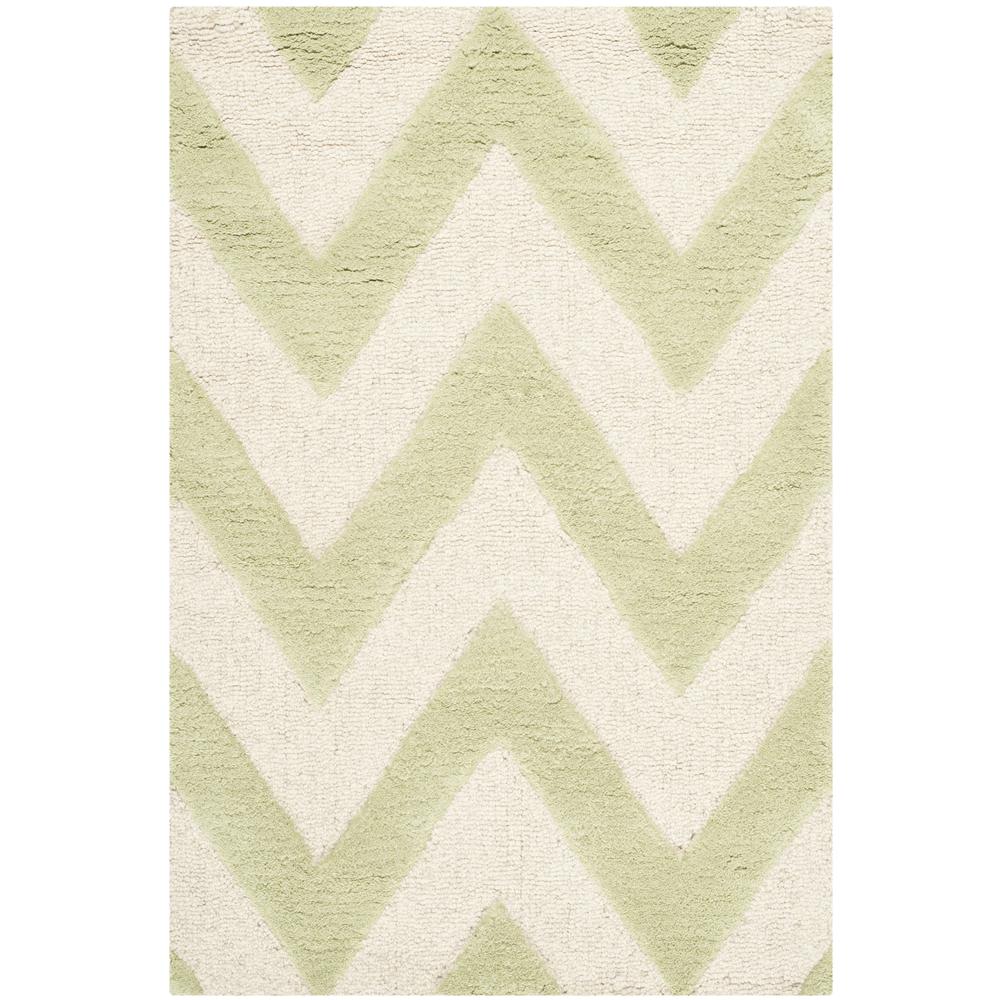 CAMBRIDGE, LIGHT GREEN / IVORY, 2' X 3', Area Rug, CAM139B-2