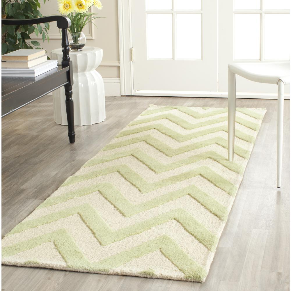CAMBRIDGE, LIGHT GREEN / IVORY, 2' X 3', Area Rug, CAM139B-2