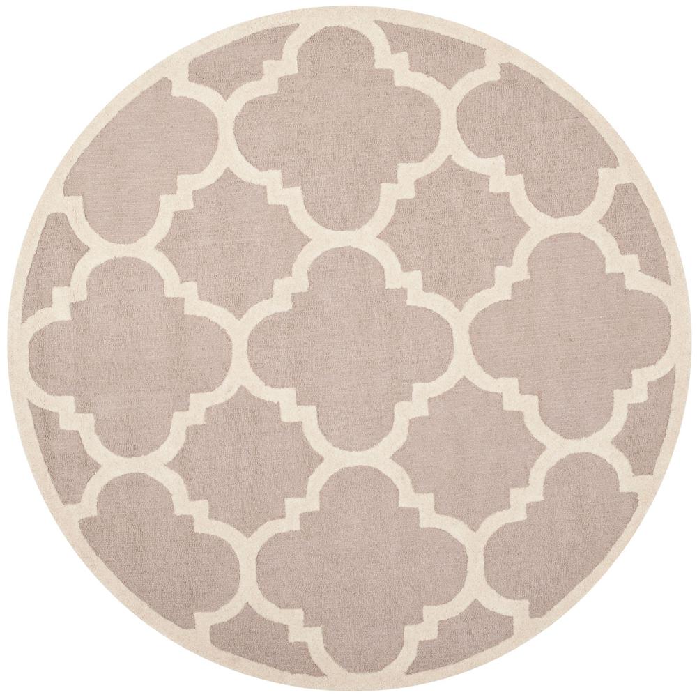 CAMBRIDGE, BEIGE / IVORY, 6' X 6' Round, Area Rug, CAM140J-6R