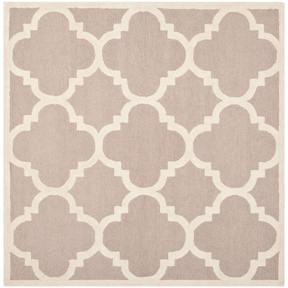 CAMBRIDGE, BEIGE / IVORY, 10' X 10' Square, Area Rug, CAM140J-10SQ