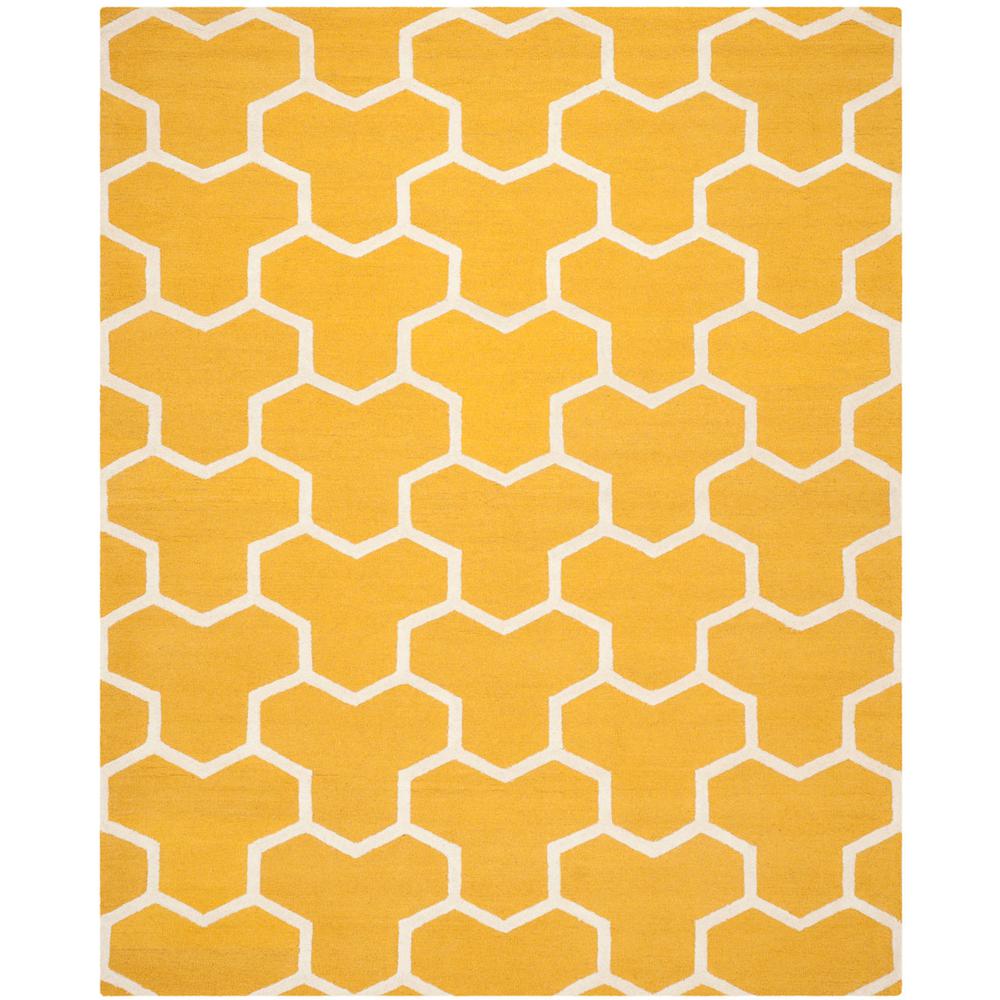 CAMBRIDGE, GOLD / IVORY, 8' X 10', Area Rug, CAM146Q-8
