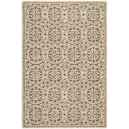 CAMBRIDGE, TAN / MULTI, 5' X 8', Area Rug