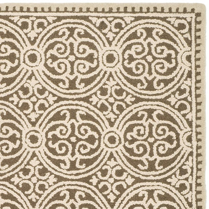 CAMBRIDGE, TAN / MULTI, 5' X 8', Area Rug