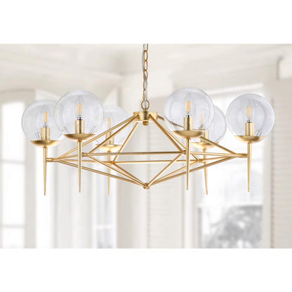 Greyor Chandelier, Gold