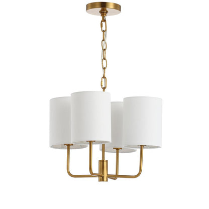 Elias Chandelier, Brass Gold