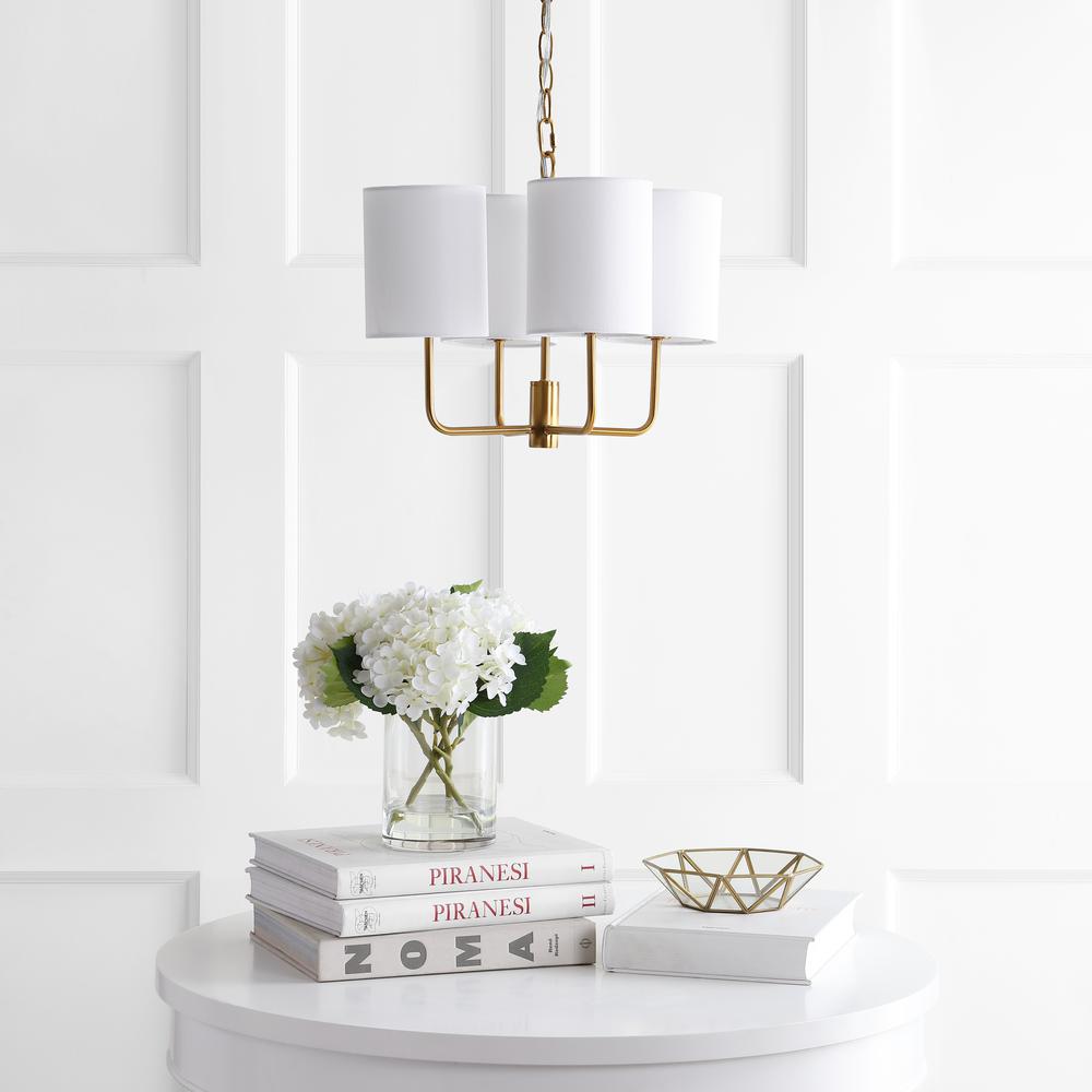 Elias Chandelier, Brass Gold