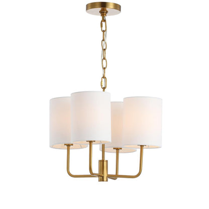 Elias Chandelier, Brass Gold