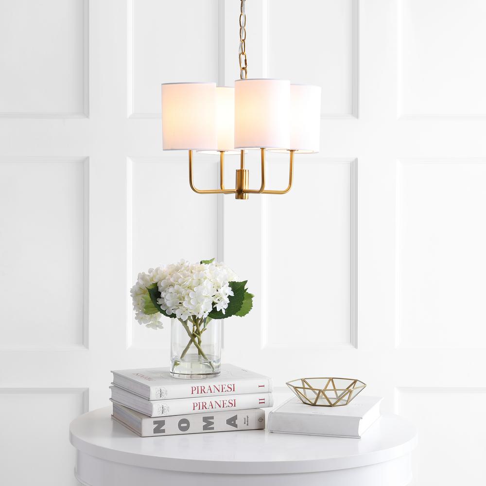 Elias Chandelier, Brass Gold