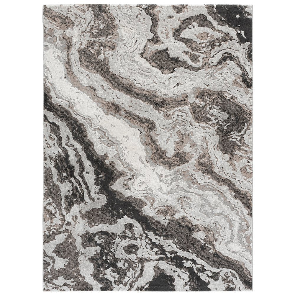 Safavieh Chamber Abstract Marble Rug - Grey / Ivory - 5'-3" x 7'-6"