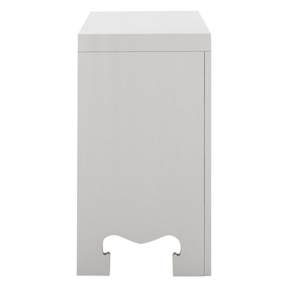 Dion 3 Drawer Chest, Grey/Gold