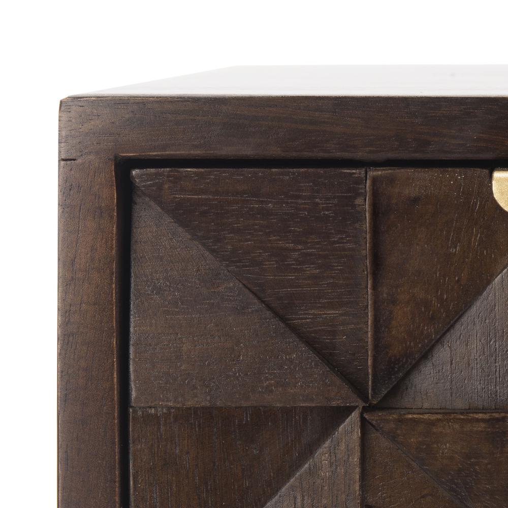 Zinnia 3 Drawer Chest , Walnut