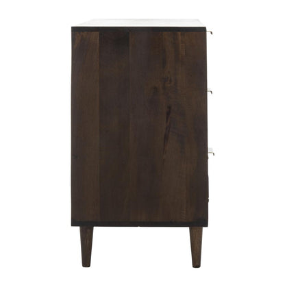 Zinnia 3 Drawer Chest , Walnut