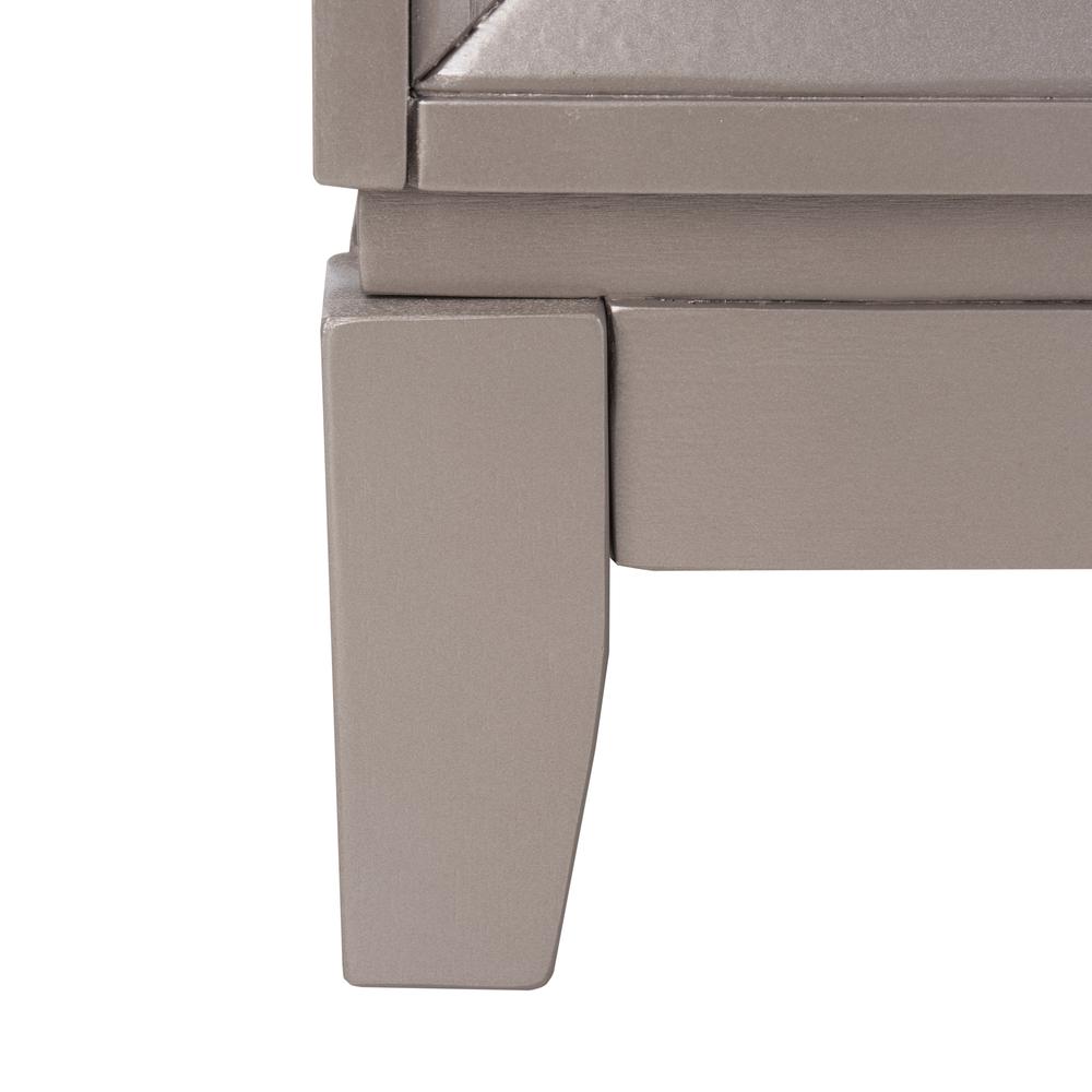 Shannon 2 Door Chest, Champagne/Mirror