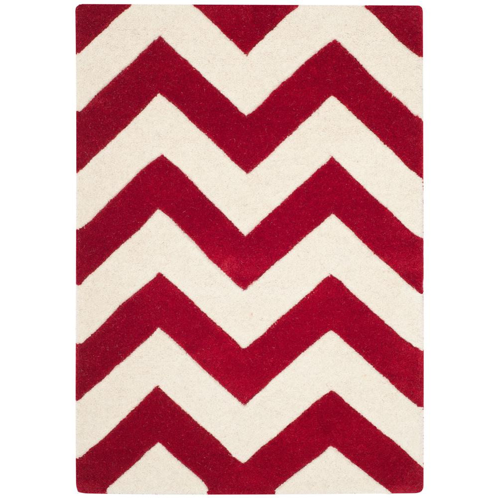 CHATHAM, RED / IVORY, 2' X 3', Area Rug, CHT715G-2