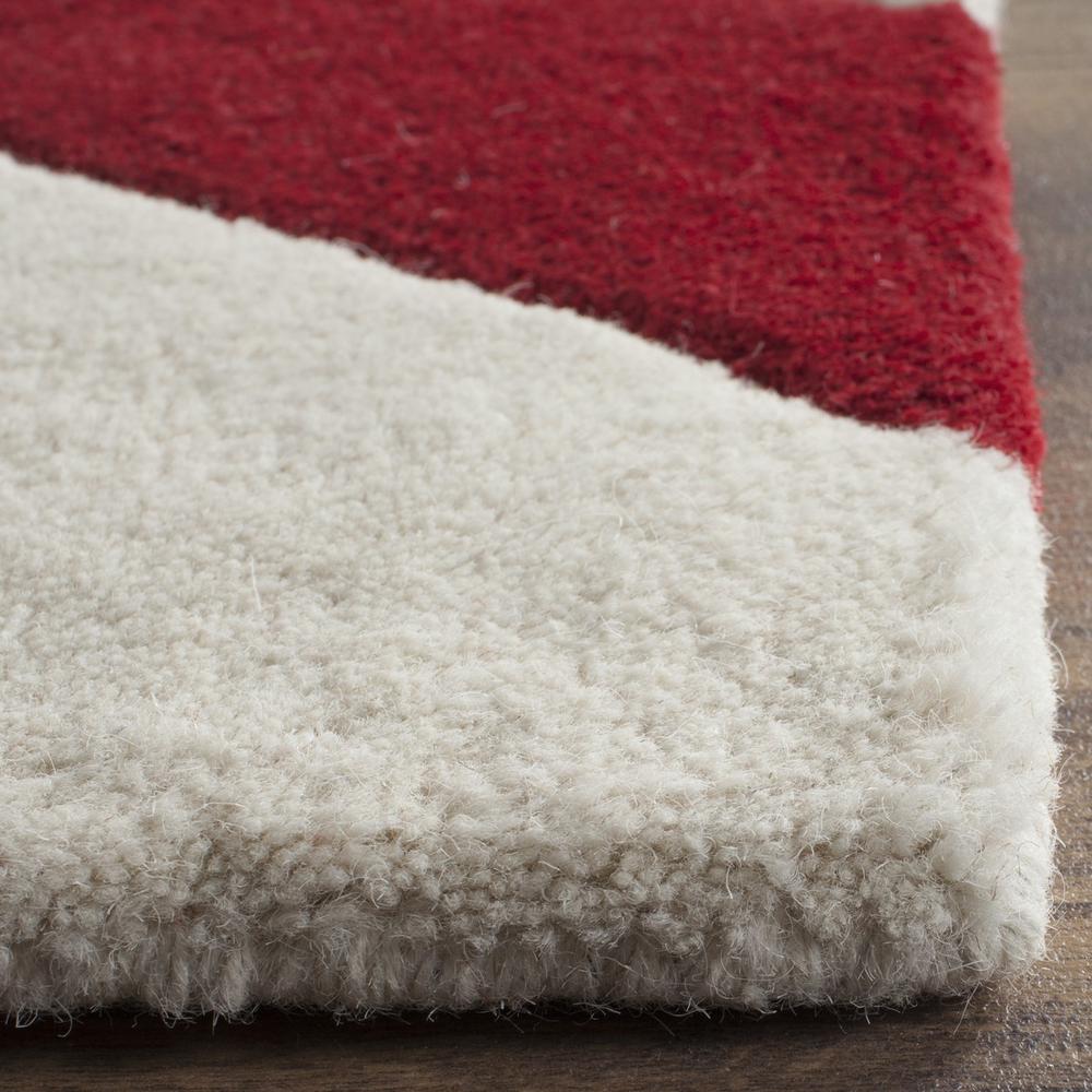 CHATHAM, RED / IVORY, 6' X 9', Area Rug, CHT715G-6