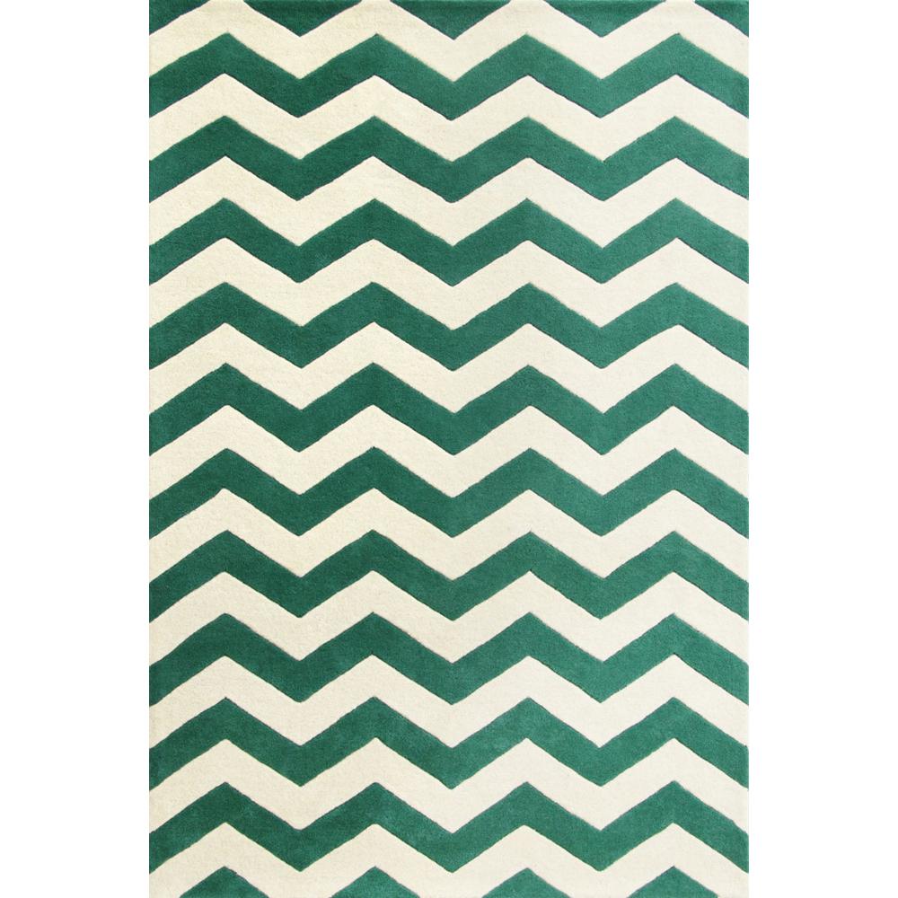CHATHAM, TEAL / IVORY, 5' X 8', Area Rug, CHT715T-5