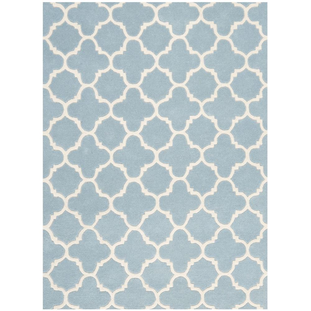 CHATHAM, BLUE / IVORY, 3' X 5', Area Rug, CHT717B-3