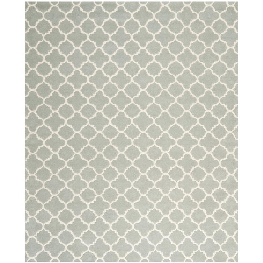 CHATHAM, GREY / IVORY, 10' X 14', Area Rug, CHT717E-10