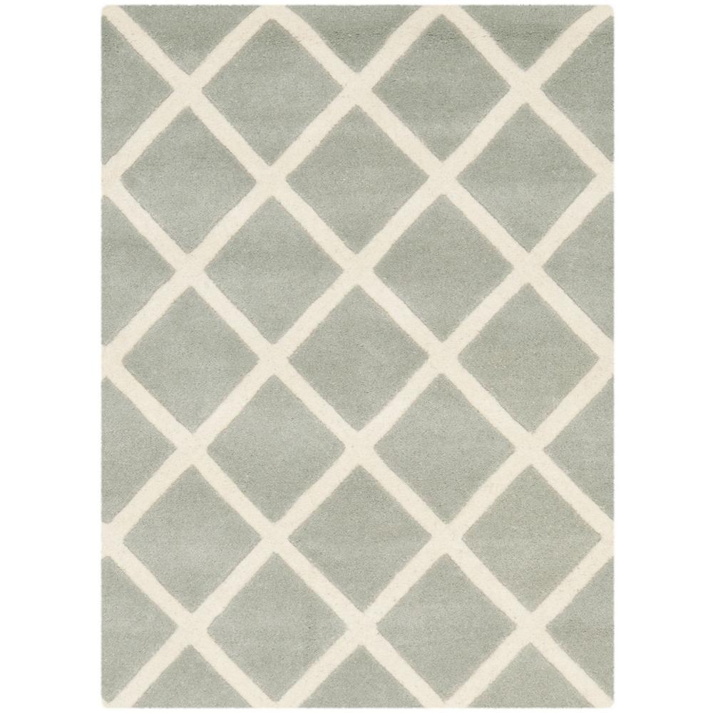CHATHAM, GREY / IVORY, 2' X 3', Area Rug, CHT718E-2