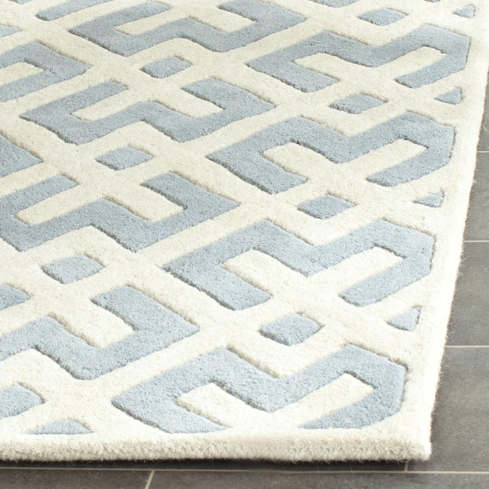 CHATHAM, BLUE / IVORY, 2'-3" X 9', Area Rug, CHT719B-29