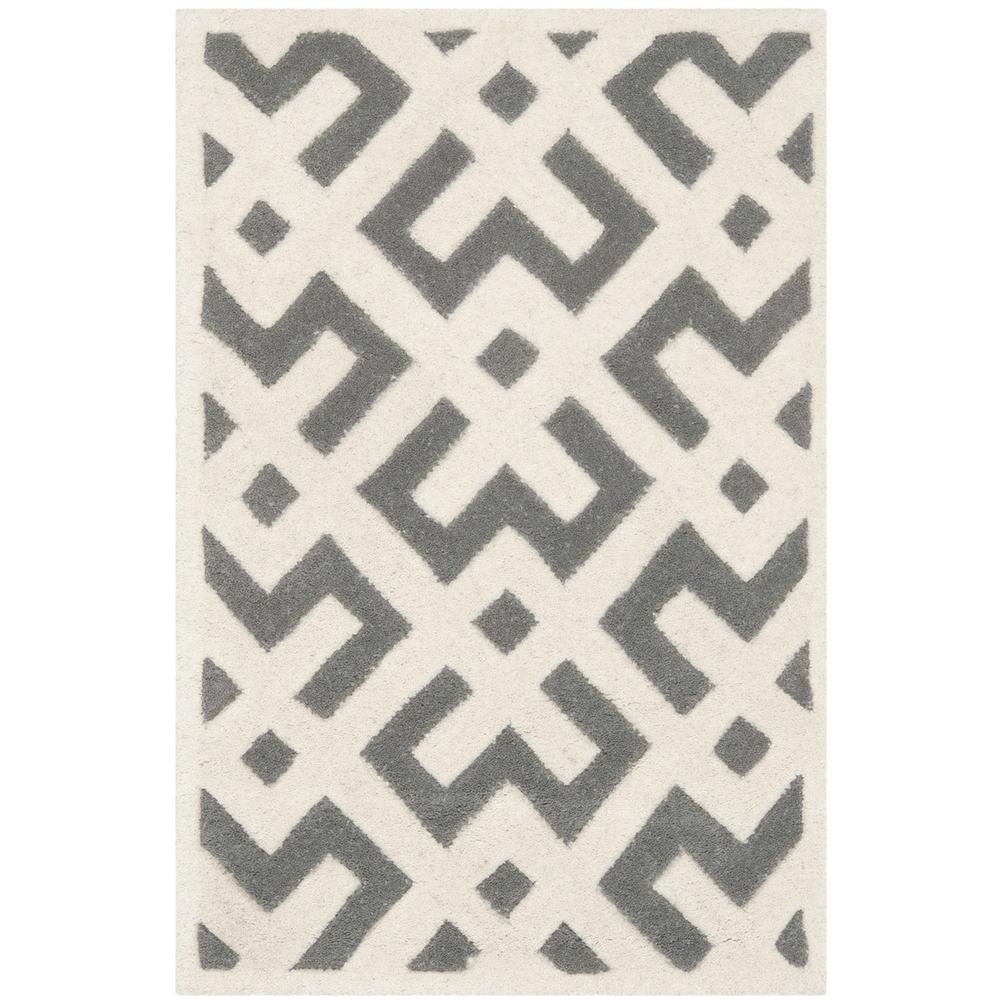 CHATHAM, DARK GREY / IVORY, 2' X 3', Area Rug, CHT719D-2
