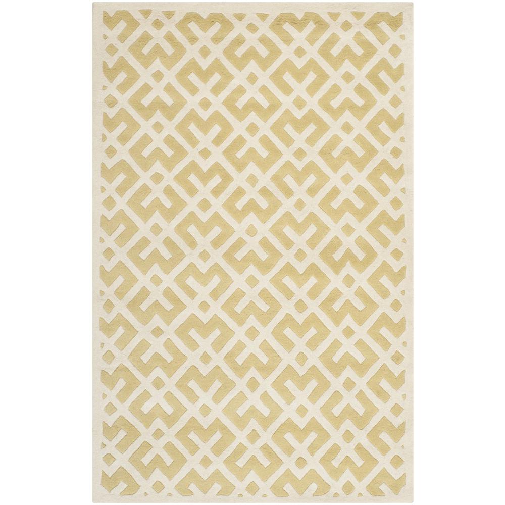 CHATHAM, LIGHT GOLD / IVORY, 4' X 6', Area Rug, CHT719L-4
