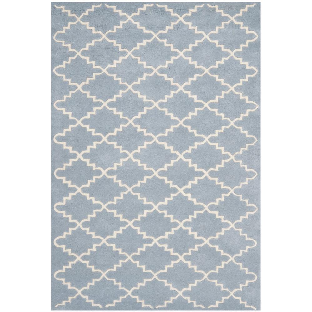 CHATHAM, BLUE / IVORY, 3' X 5', Area Rug, CHT721B-3