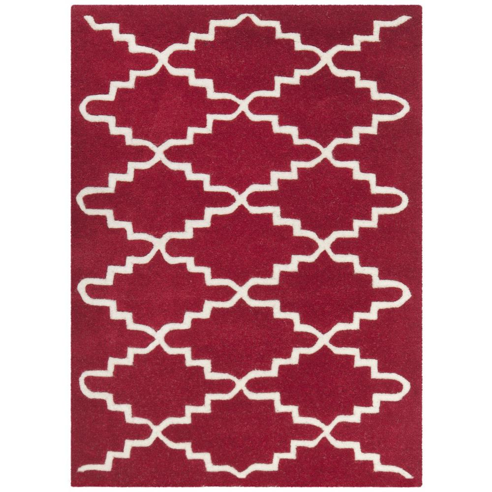 CHATHAM, RED / IVORY, 2' X 3', Area Rug, CHT721G-2