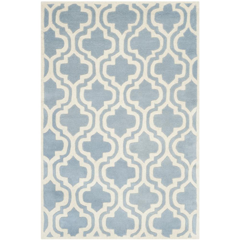 CHATHAM, BLUE / IVORY, 3' X 5', Area Rug, CHT727B-3