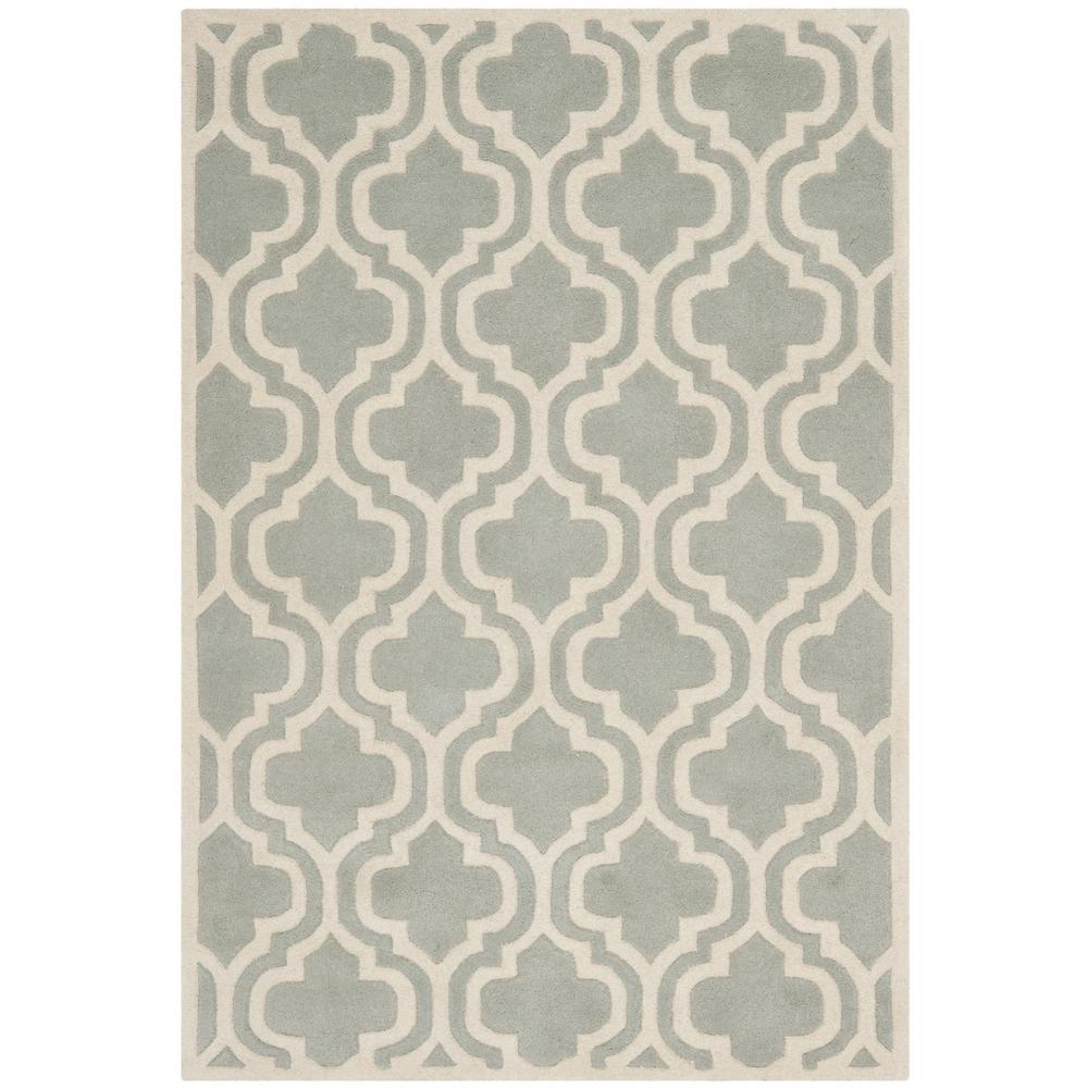 CHATHAM, GREY / IVORY, 4' X 6', Area Rug, CHT727E-4