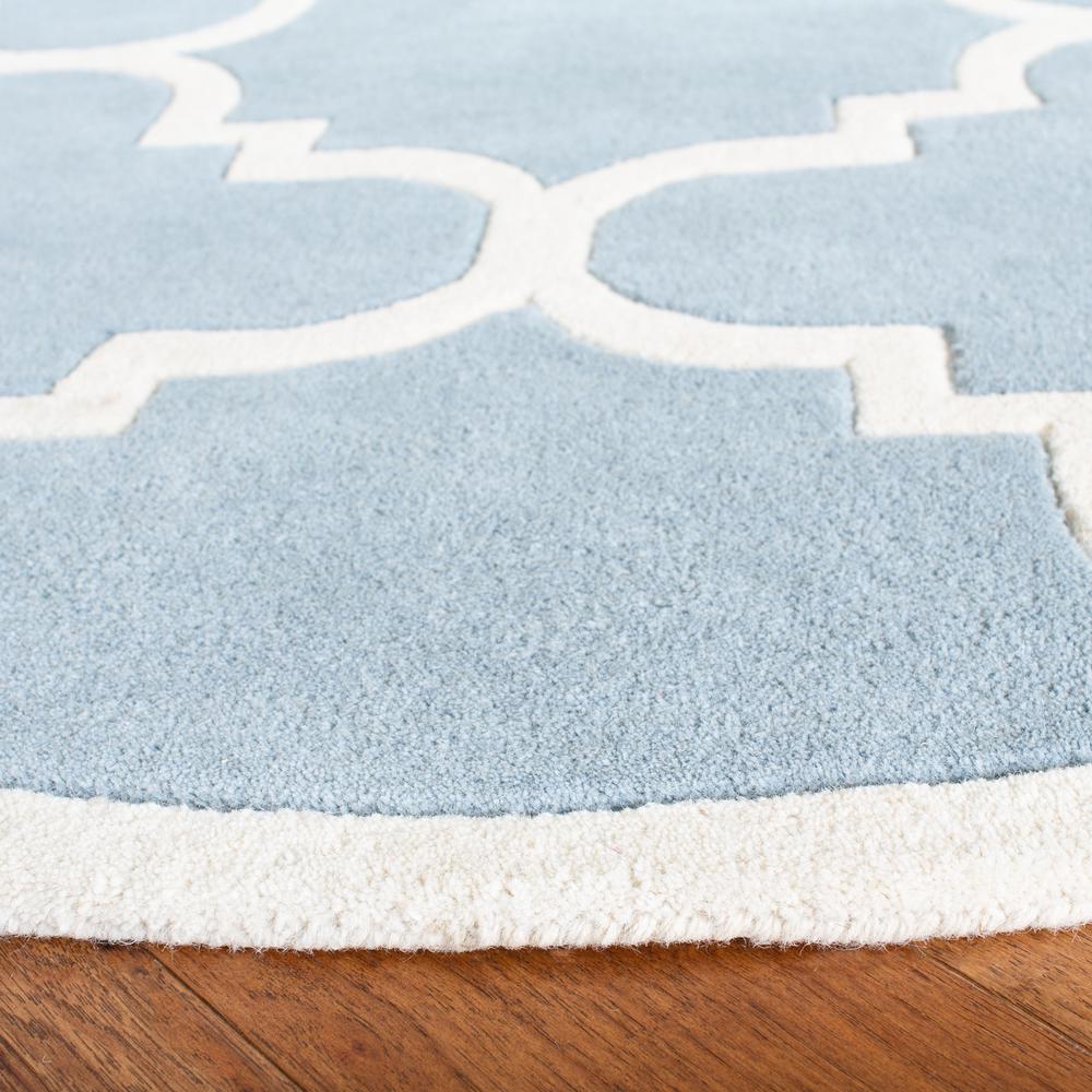 CHATHAM, BLUE / IVORY, 5' X 5' Round, Area Rug, CHT730B-5R