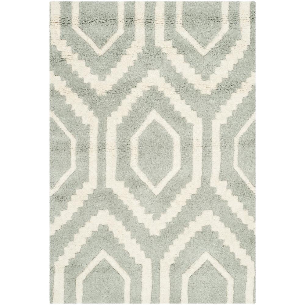 CHATHAM, GREY / IVORY, 2' X 3', Area Rug, CHT731E-2