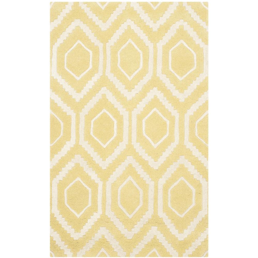 CHATHAM, LIGHT GOLD / IVORY, 3' X 5', Area Rug, CHT731L-3