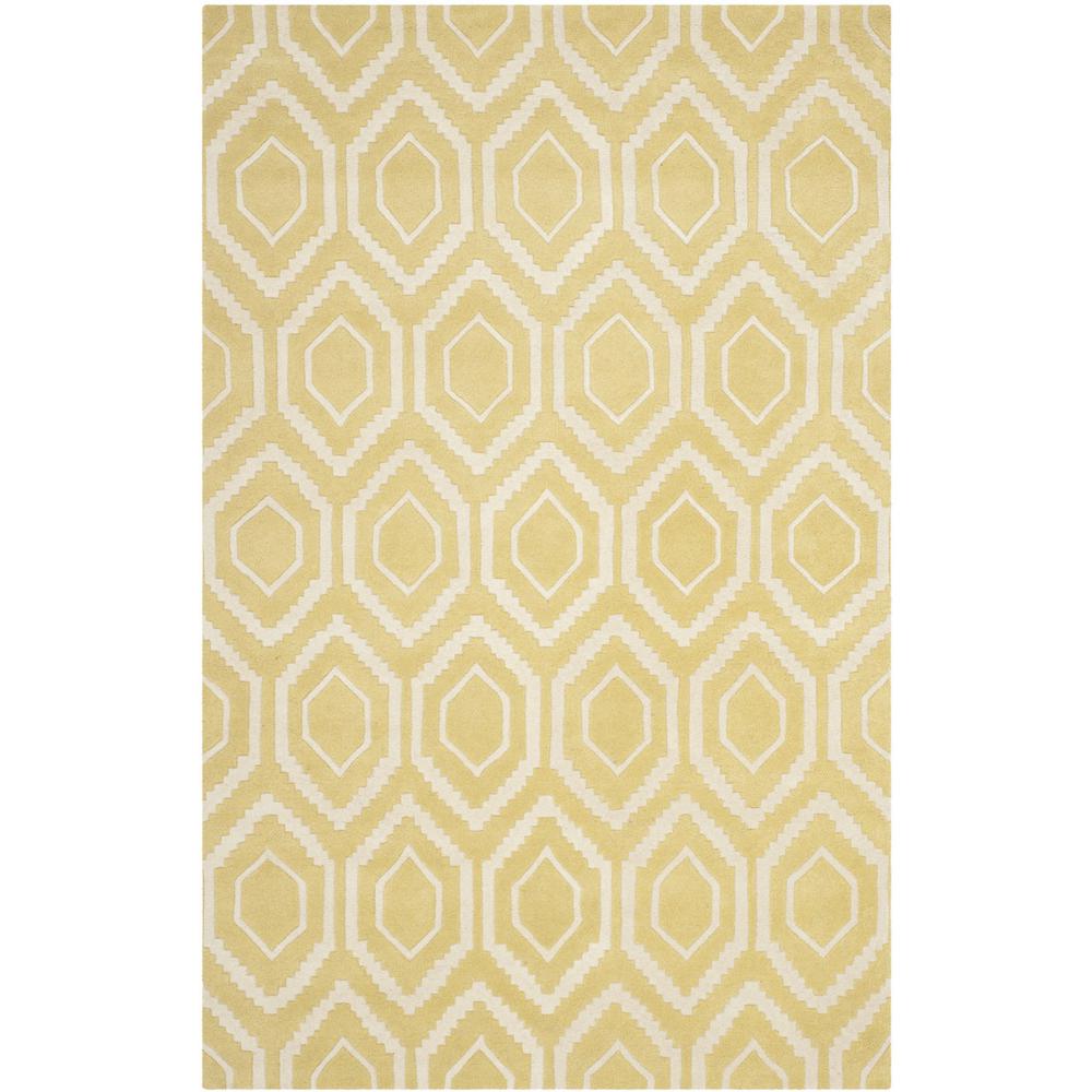CHATHAM, LIGHT GOLD / IVORY, 5' X 8', Area Rug, CHT731L-5
