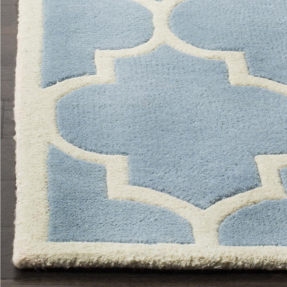 CHATHAM, BLUE / IVORY, 4' X 6', Area Rug, CHT733B-4