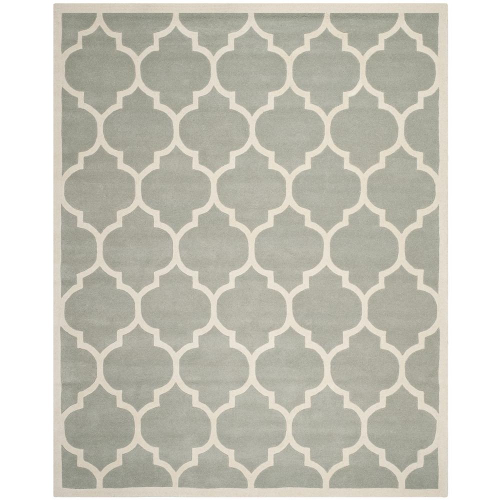 CHATHAM, GREY / IVORY, 10' X 14', Area Rug, CHT733E-10