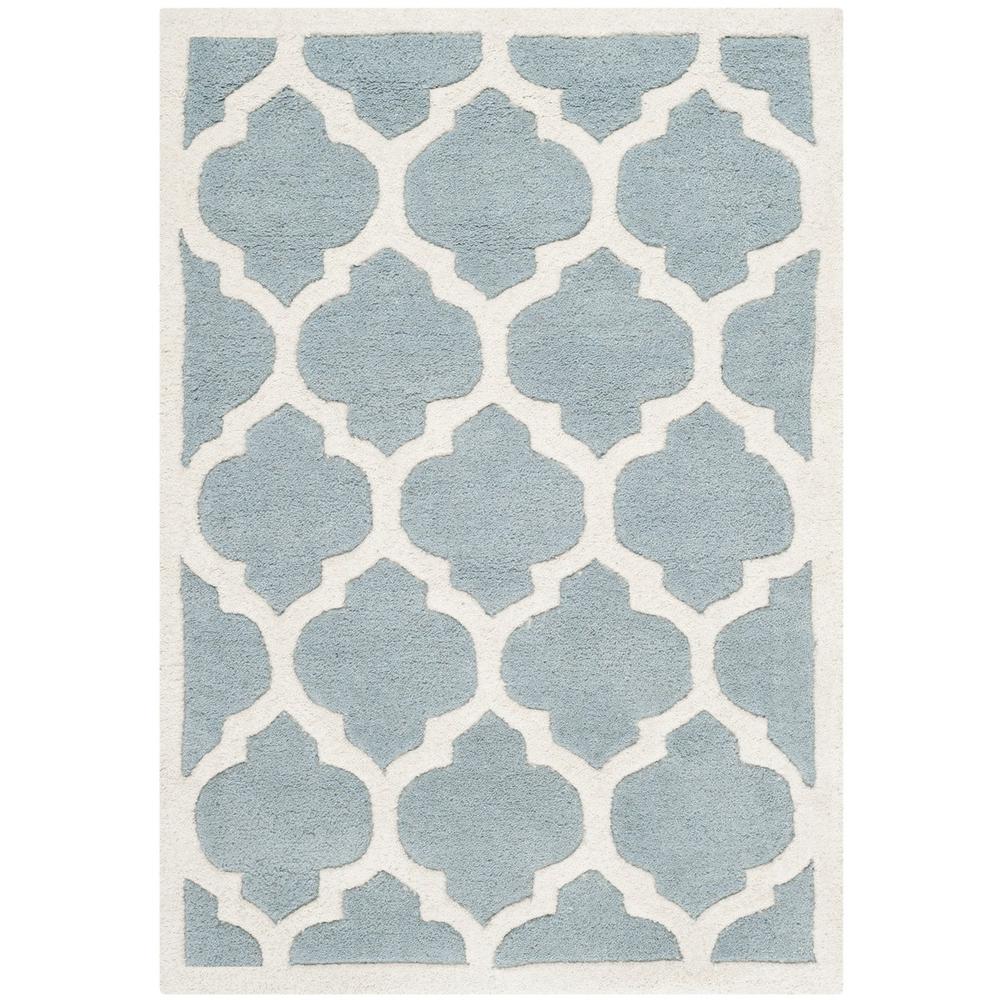 CHATHAM, BLUE / IVORY, 2' X 3', Area Rug, CHT734B-2