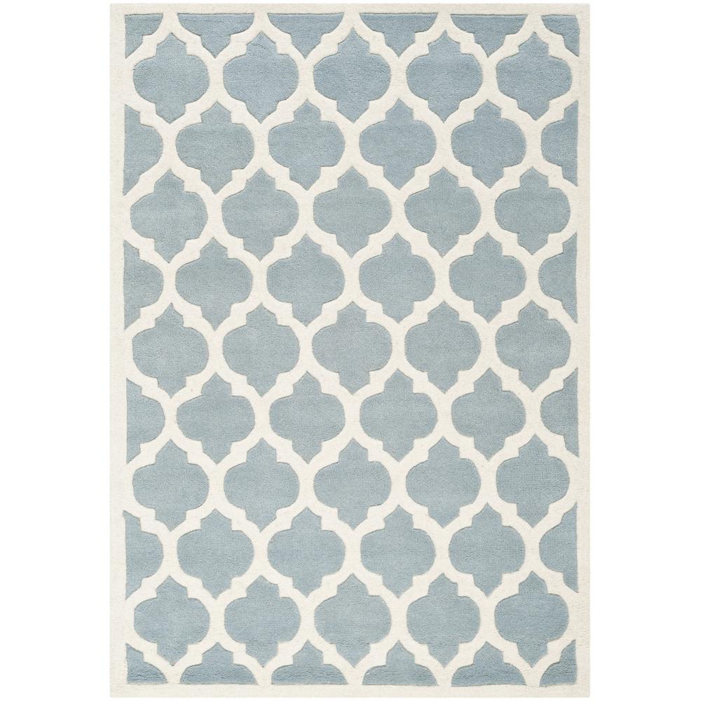 CHATHAM, BLUE / IVORY, 3' X 5', Area Rug, CHT734B-3