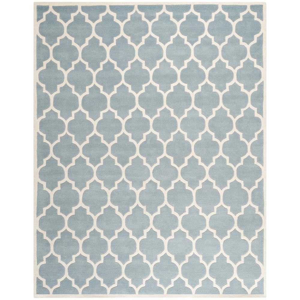 CHATHAM, BLUE / IVORY, 10' X 14', Area Rug, CHT734B-10