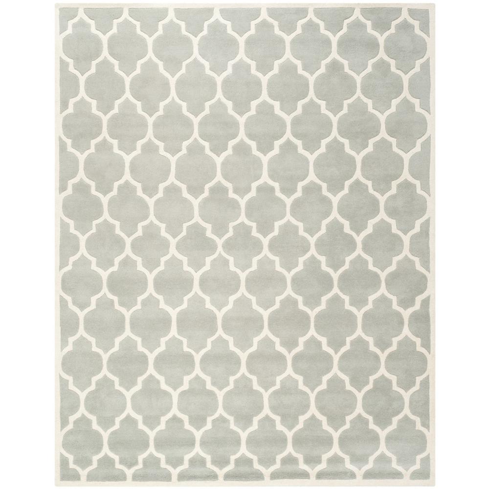 CHATHAM, GREY / IVORY, 10' X 14', Area Rug, CHT734E-10