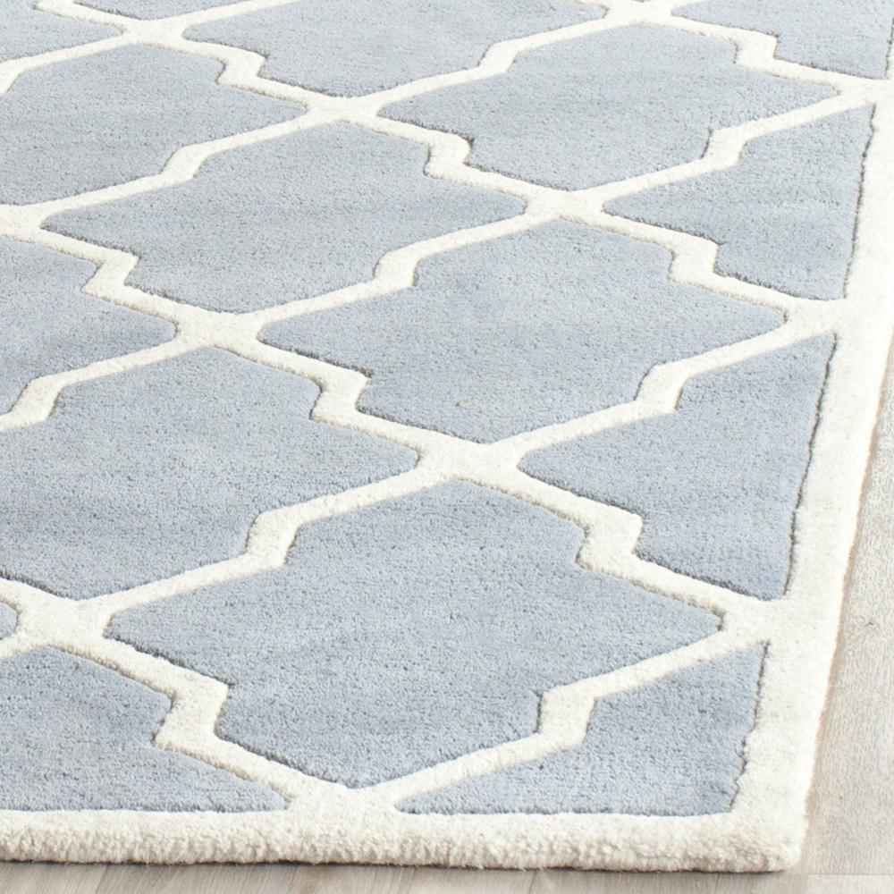 CHATHAM, BLUE / IVORY, 3' X 5', Area Rug, CHT735B-3
