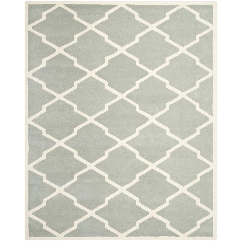 CHATHAM, GREY / IVORY, 10' X 14', Area Rug, CHT735E-10